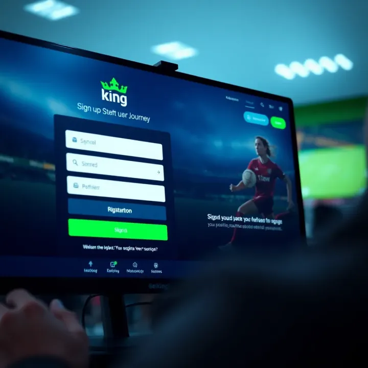 Android phone displaying BetKing APK download page
