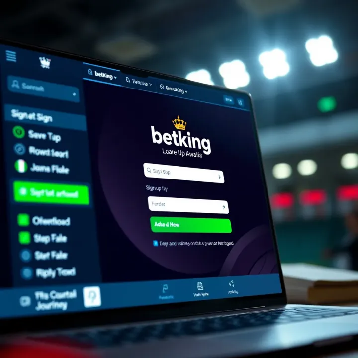 Installing and Updating the BetKing App for Seamless Betting Smartphone displaying the BetKing app installation and update notifications
