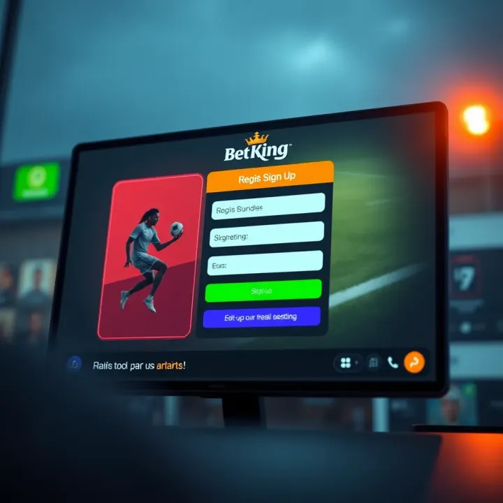 Betking app interface showing live betting options on a smartphone screen