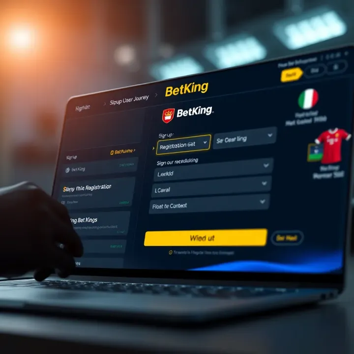Smartphone displaying BetKing Bet app download screen in Nigeria