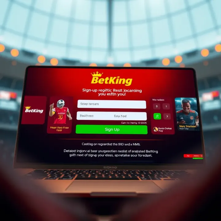 Mobile phone displaying BetKing app interface with customer support chat open