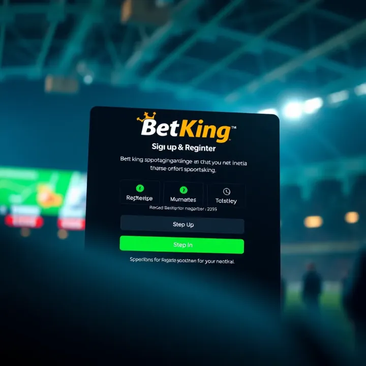 Accessing BetKing Ghana on Mobile Devices Mobile phone displaying BetKing Ghana betting platform with secure login features