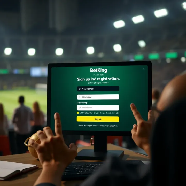 User interface of BetKing Ghana login screen with input fields for username and password
