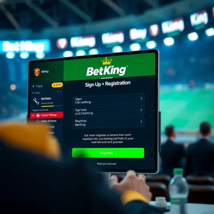 Conceptual illustration showing BetKing's market position and regulatory compliance in Nigerian sports betting industry