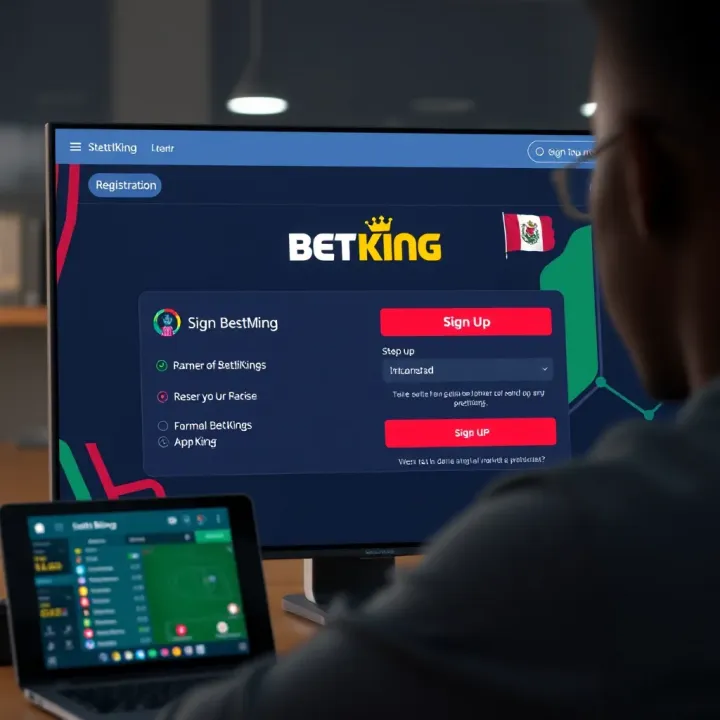 Overview of BetKing Mobile Betting Platform in Nigeria Mobile phone displaying BetKing app interface with various Nigerian sports betting options