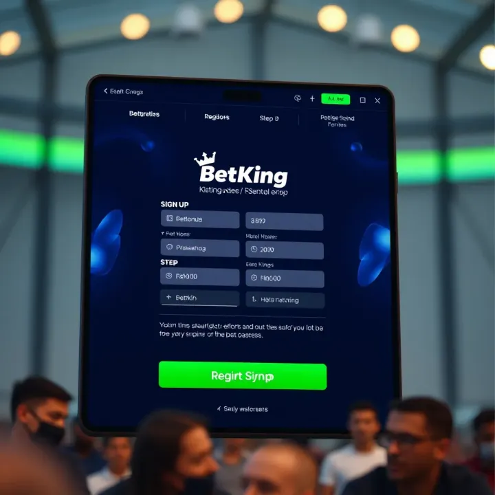 Illustration of a secure mobile betting app highlighting data-saving and security features