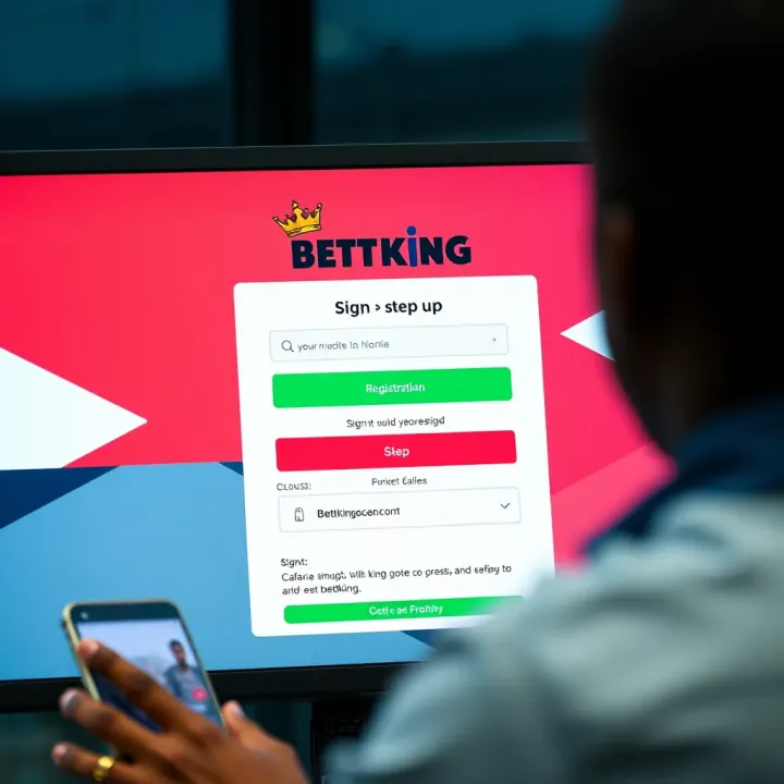 Comparison of BetKing's classic mobile site interface showing simple navigation and basic features