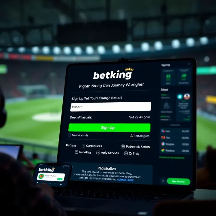 User interface displaying updated features of BetKing mobile app on a smartphone screen