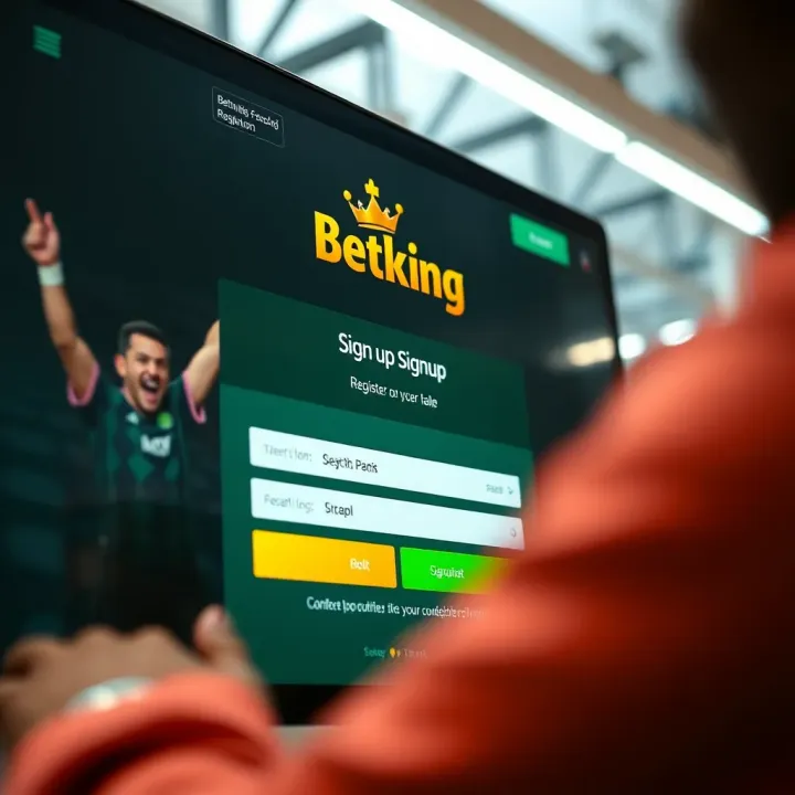 Betking Nigeria mobile app showing live betting options and secure transaction features