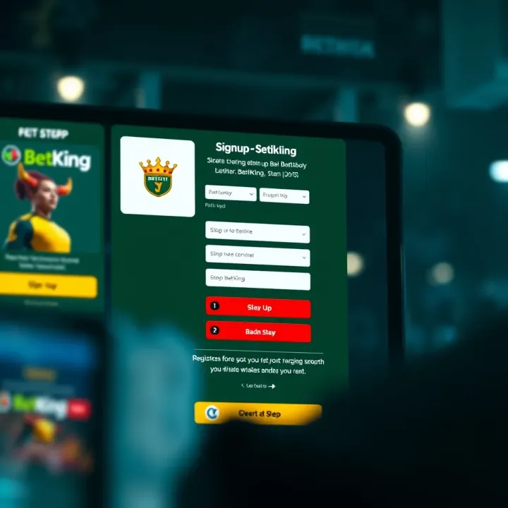 User logging into Betking Nigeria mobile platform on a smartphone displaying the login screen