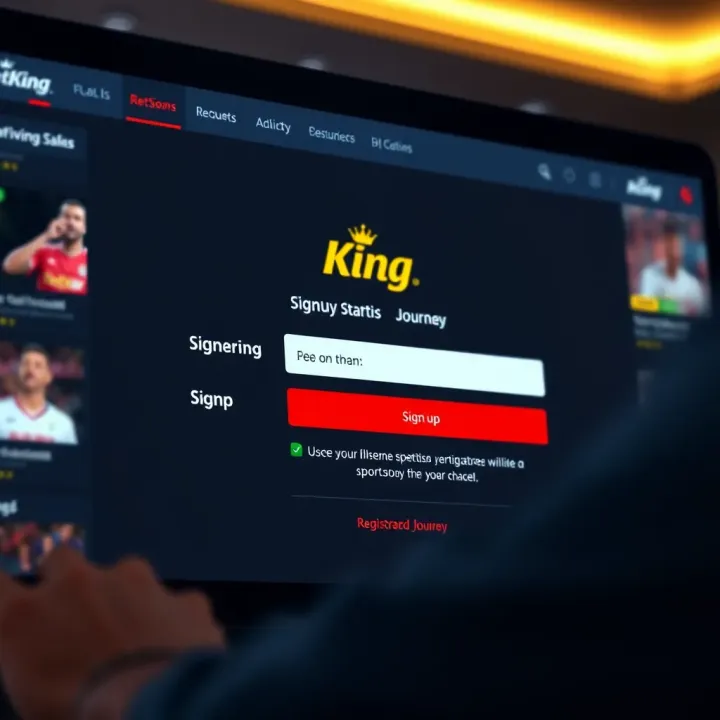 BetKing Betting Platform and Game Navigation Illustration of the BetKing platform interface showing betting options and game navigation