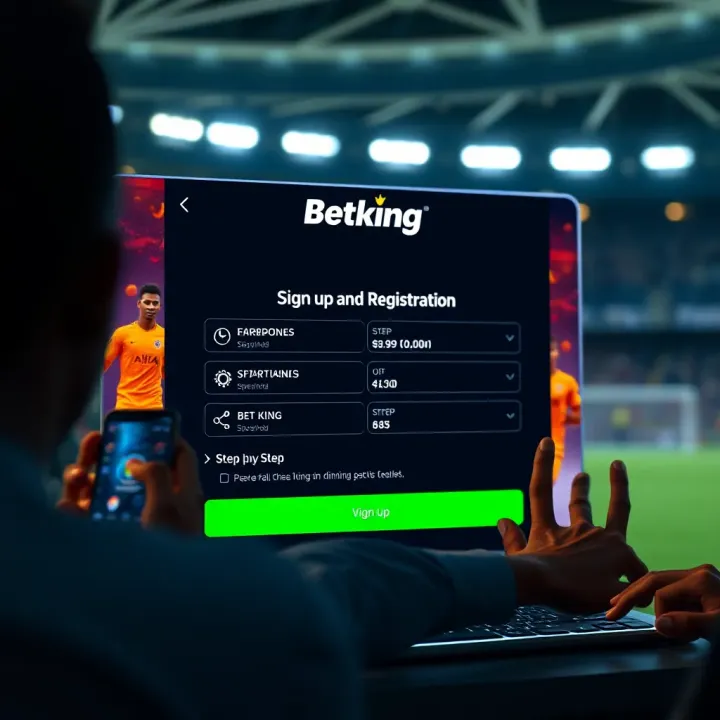 Illustration of strategic betting tips and platform navigation for Nigerian bettors on BetKing