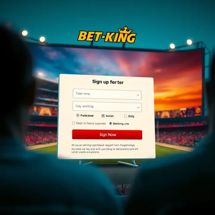 Customer interacting with a betting terminal inside BetKing shop using secure payment options