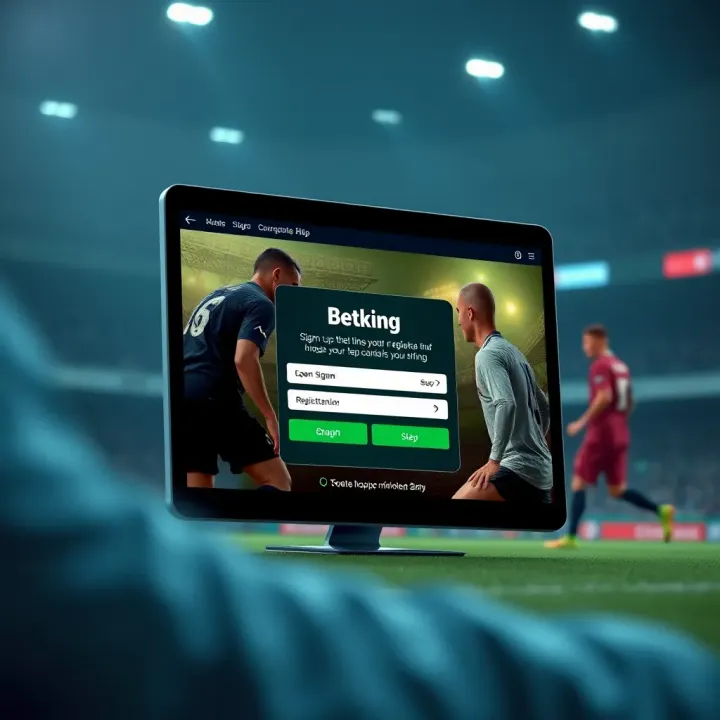 BetKing Shop Mobile App Dashboard Overview User navigating the BetKing Shop mobile app dashboard showcasing betting options