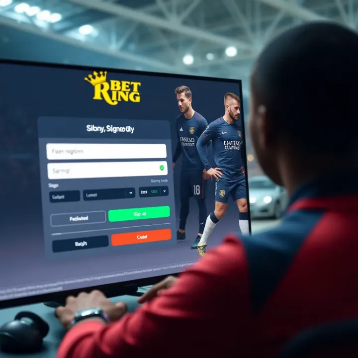 User interface comparison of Betking and Betpawa sportsbook platforms showing key features and betting markets