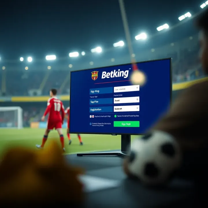 Graphic showing steps to redeem BetKing codes on a mobile device for sports betting