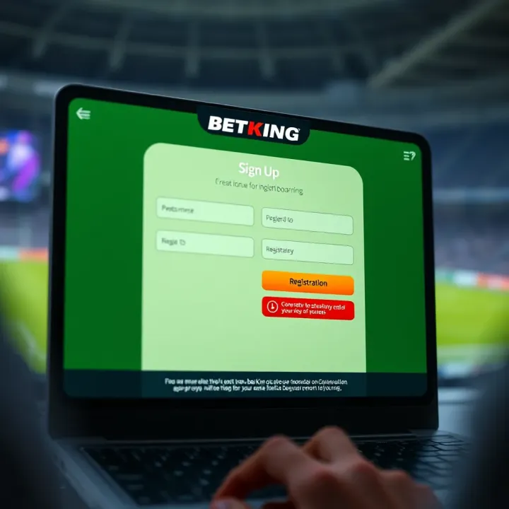 Mobile phone displaying live soccer scores and statistics on BetKing app