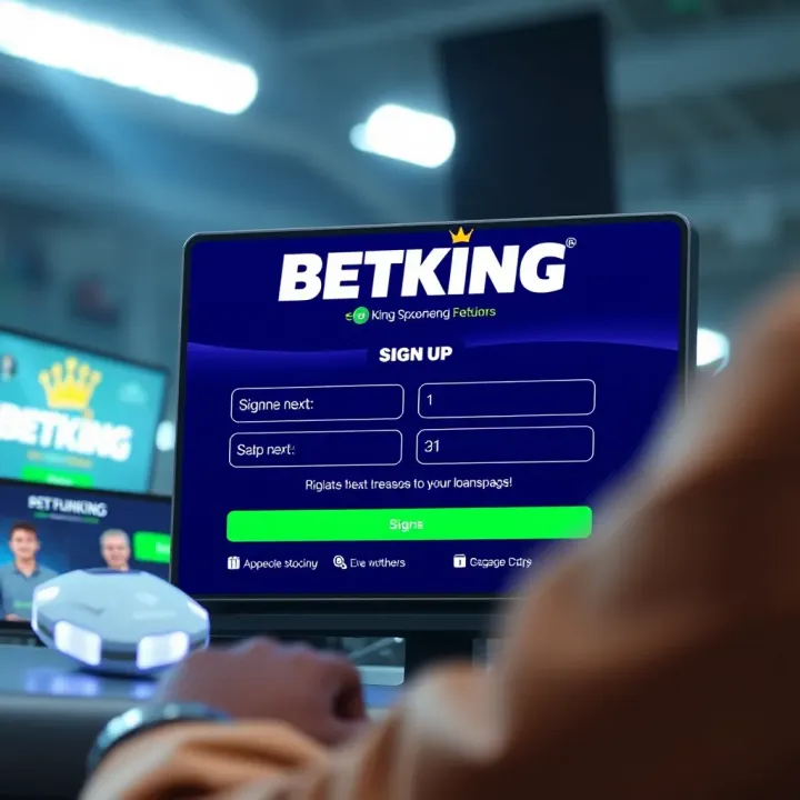 User resetting BetKing account password on mobile device