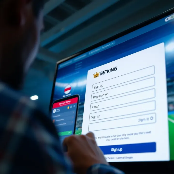 User entering login credentials on a digital betting platform interface