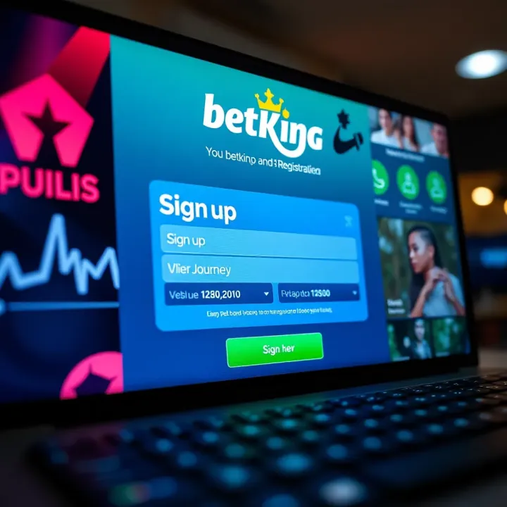 Interface showing BetKing deposit options with Paystack payment integration