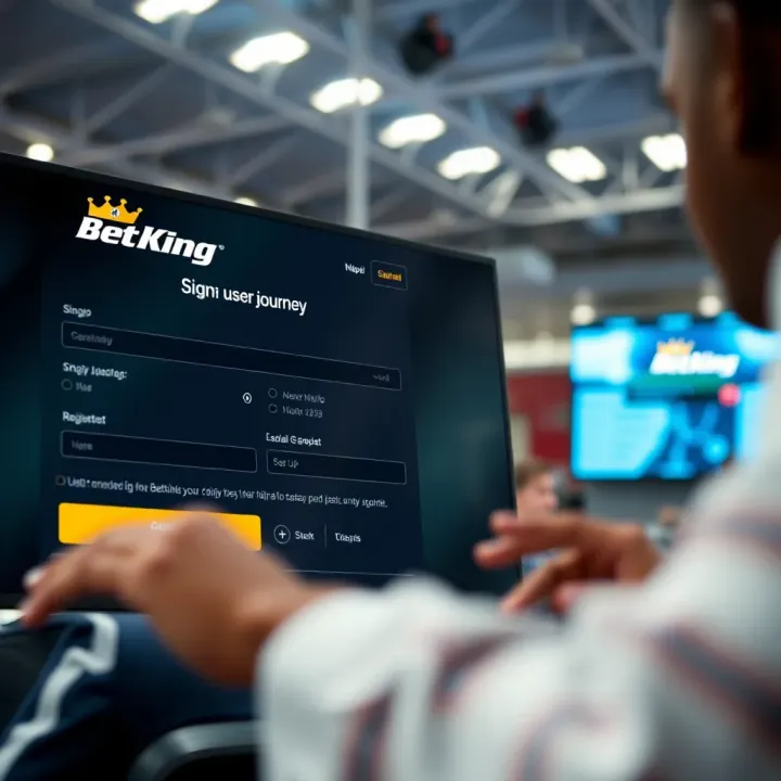 BetKing free spins interface showing available bonus options on the gaming platform