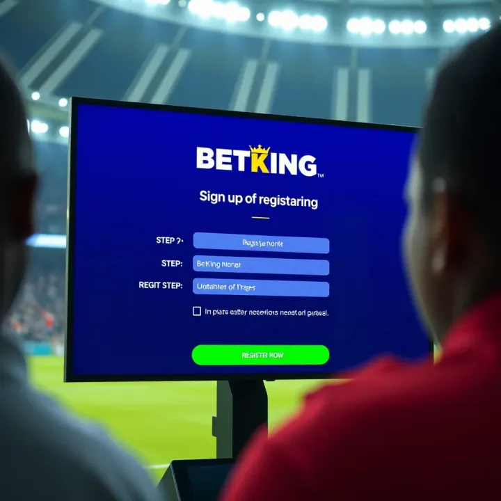 Mobile phone displaying the BetKing app interface with Nigerian football betting options
